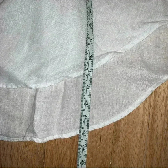 Women’s Match Point Made in USA Linen Oversized Button Front Tunic Small - Picture 10 of 10